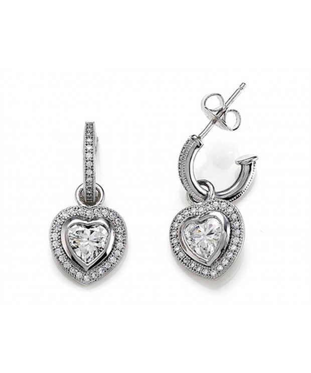 Zoe Sterling Silver Zirconia Earrings