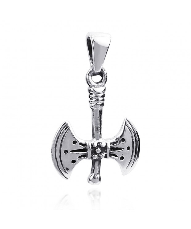 Viking Battle Sterling Silver Pendant