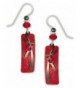 Adajio Silver tone Overlay Earrings 7297