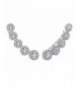 DIAMONBLISS Platinum Swarovski Zirconia Climbers