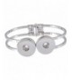 Souarts Silver Color Bracelet Buttons