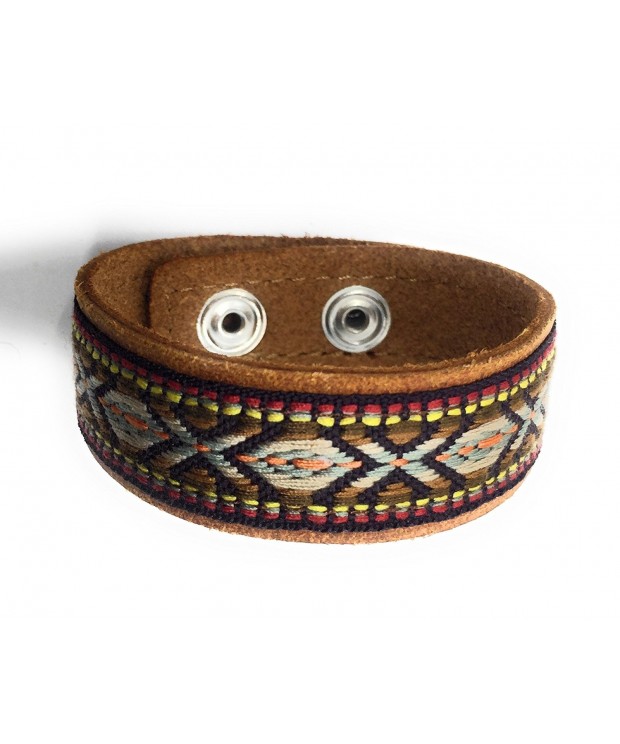 Most Wanted Natural Embroidered Bracelet