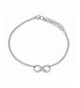 925 Sterling Silver Infinity Bracelet