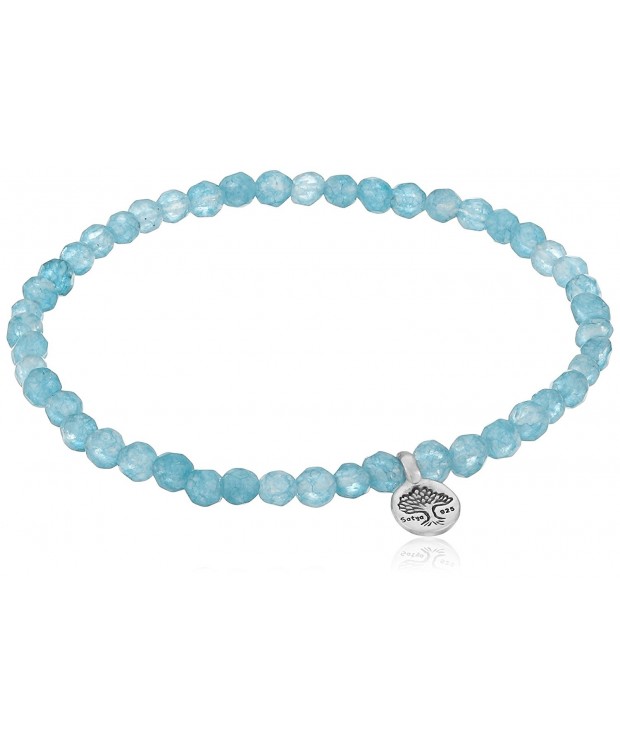 Satya Jewelry Angelite Sterling Bracelet