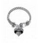 Prints Bracelet Silver Lobster Crystal