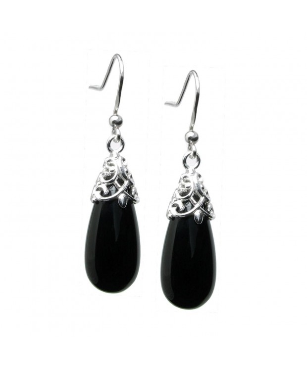 Dreambell Sterling Natural Teardrop Earrings