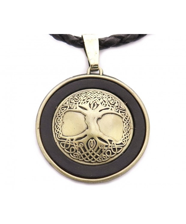 Tree Life Necklace Leather Adjustable
