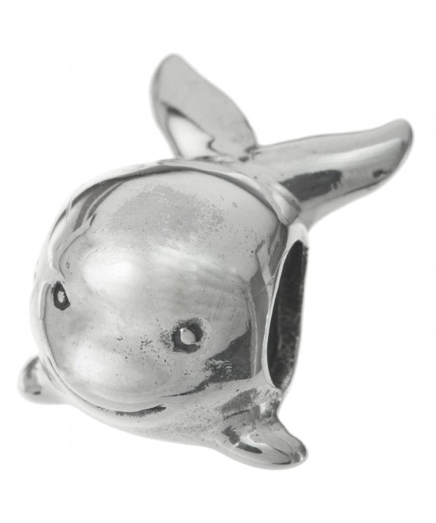 Sterling Silver Whale European Bracelet