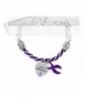 Crohns Awareness Purple Partial Bracelet