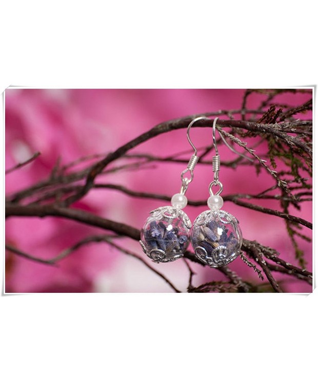 Jewelry Lavender Flowers Earrings Perfect