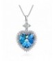 SIVERY Valentine Necklace Swarovski Crystals