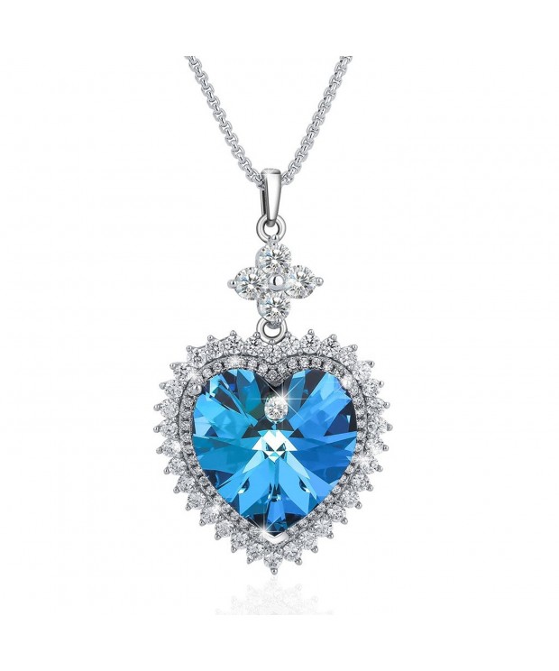 SIVERY Valentine Necklace Swarovski Crystals