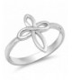 Infinity Cross Christian Sterling Silver