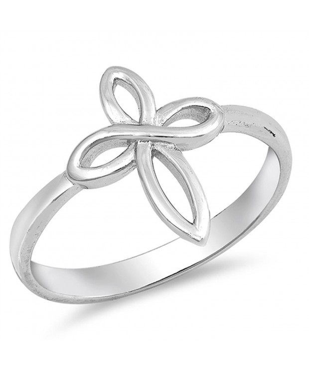 Infinity Cross Christian Sterling Silver