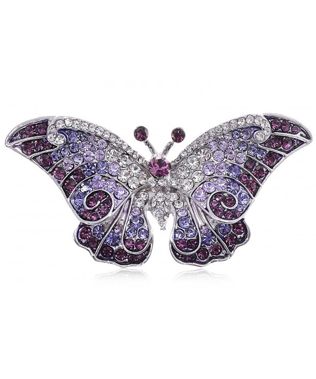 Empress Monarch Butterfly Swarovski Rhinestones