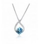 Mevecco Fashion Necklace Swarovski Box 03 Aqua