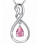 Anniversary Infinity Teardrop Sapphire Swarovski