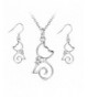 YFN Sterling Earrings Pendant Necklace