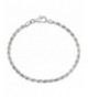 Sterling Nickel Free Diamond Cut Bracelet Cleaning