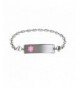 Divoti Engraved Bracelet Stainless Pink 8 0