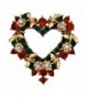LilyJewelry Christmas Brooch Pin Heart
