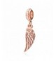 Charms Sterling Feather Pendant Bracelet