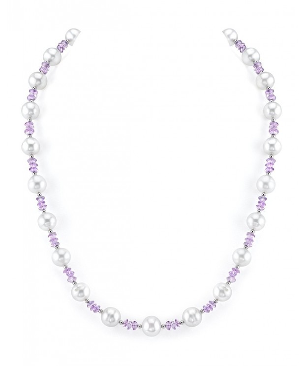 Freshwater Cultured Pearl Amethyst Necklace