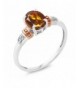 Sterling Silver Madeira Citrine Diamond Available