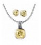 UNY Jewelry Earrings Necklace Champagne