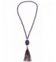 Bohemian Statement Amethyst Birthstone Necklace