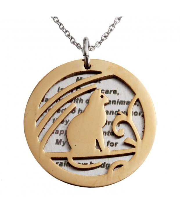 R H Jewelry Stainless Sentiment Necklace