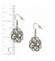 Celtic Knot Earrings Rhodium Plated