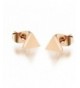 Plated Stainless Steel Earrings Triangle
