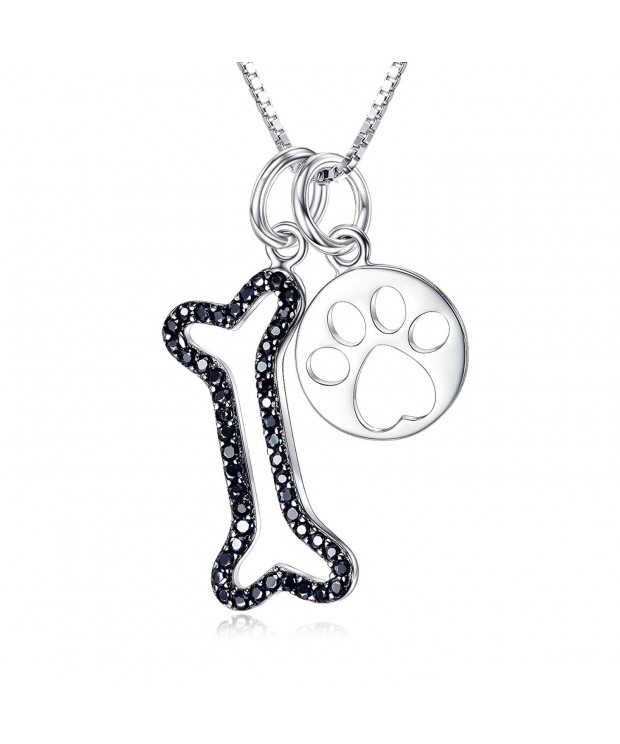 Angel caller Sterling Zirconia Necklace