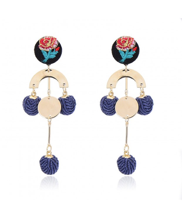 Pipitree Geometric U shaped Statement Earrings