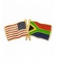 PinMarts Africa Crossed Friendship Enamel