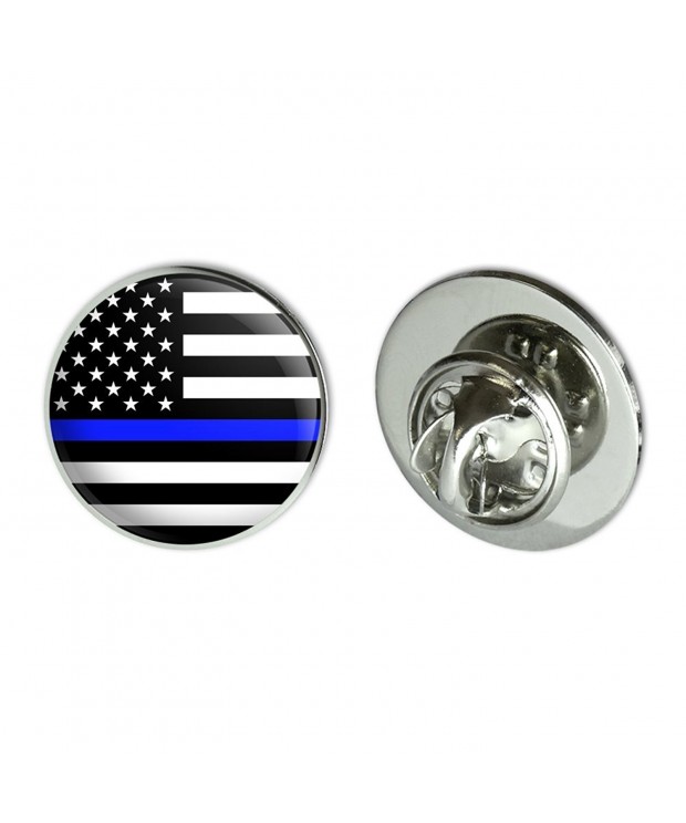 Thin American Metal Lapel Pinback