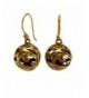 Bronze Filigree Dangle Earrings Jewelry