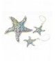 Multicolor Filigree Starfish Function Earrings