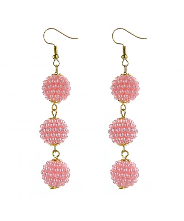 MELUOGE Womens Manual Thread Earrings