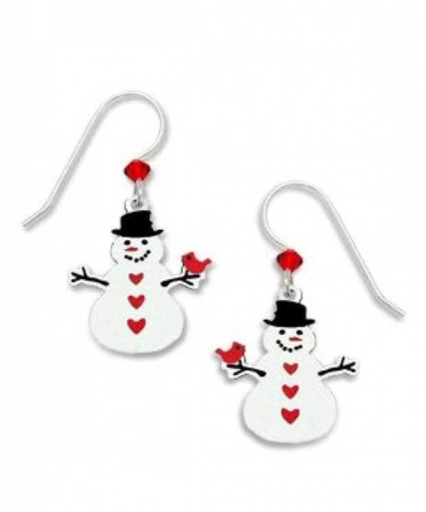 Christmas Earrings Cardinal Sienna Sky