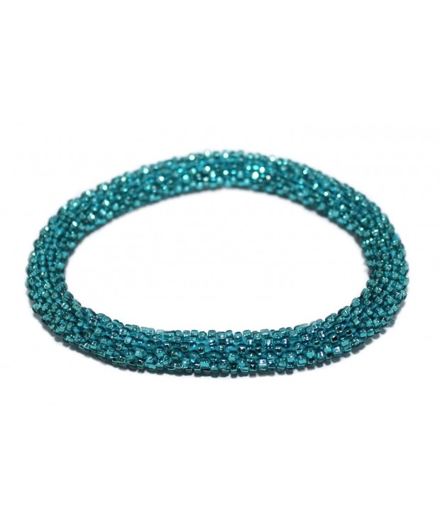 Crochet Glass Bracelet Nepal SB470
