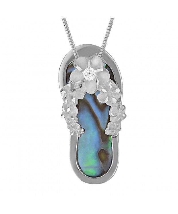 Sterling Silver Abalone Necklace Extender