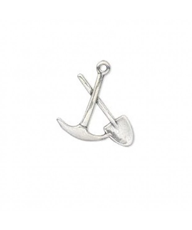 Shovel Mattock Sterling Silver Double Sided