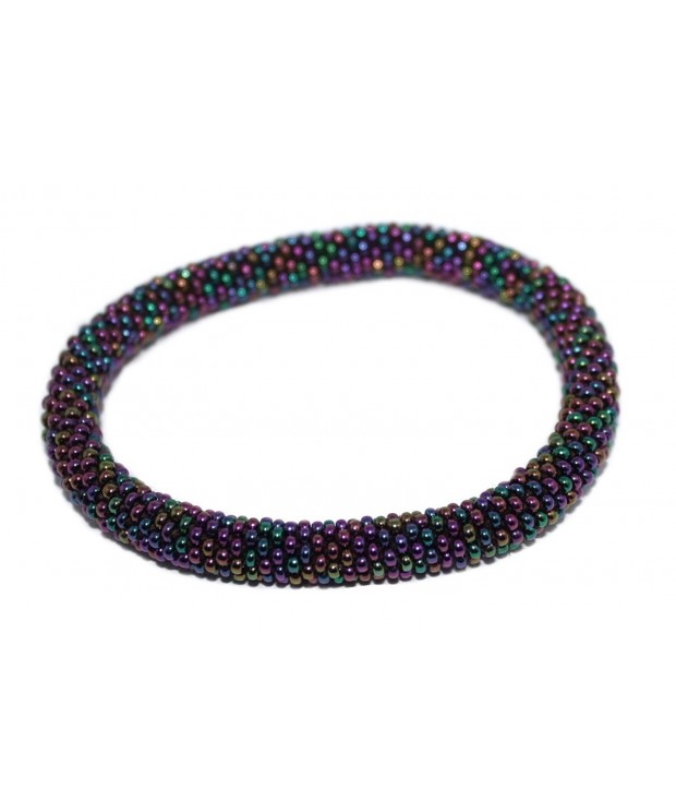 Crochet Glass Bracelet Nepal SB403