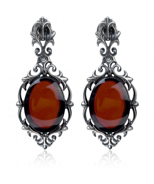 Cherry Sterling Silver Antique Earrings