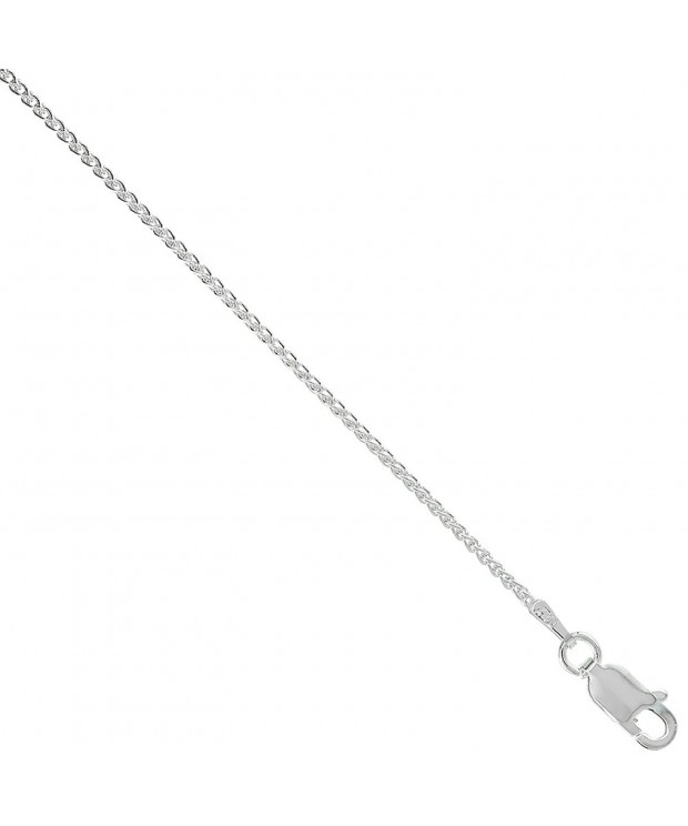 Sterling Silver Spiga Necklaces Nickel