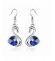 Cobalt Crystal Earrings Swarovski Elements