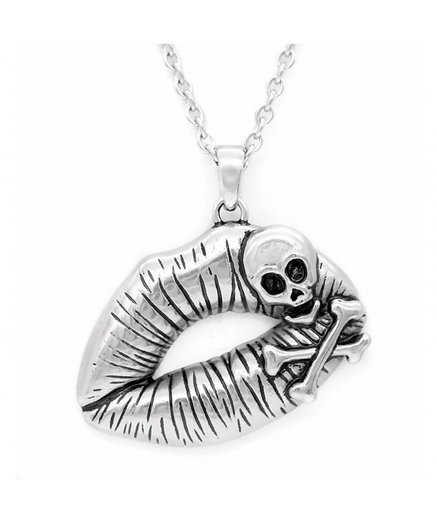 Controse Silver Toned Stainless Poisonous Necklace