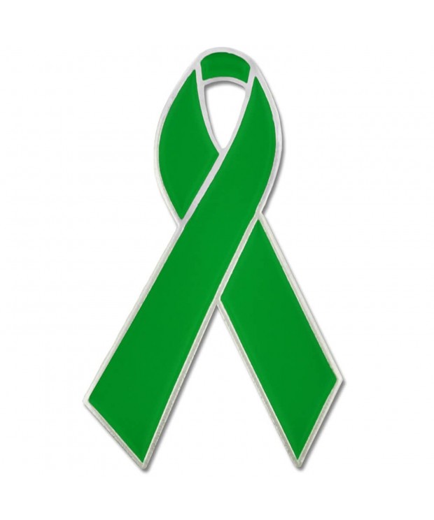 PinMarts Green Awareness Ribbon Enamel